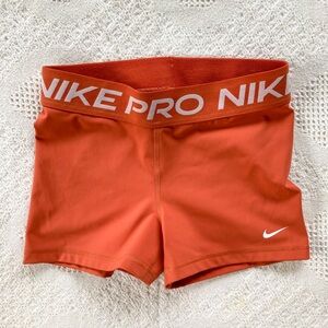 NIKE PRO DRI FIT Salmon Spandex Shorts